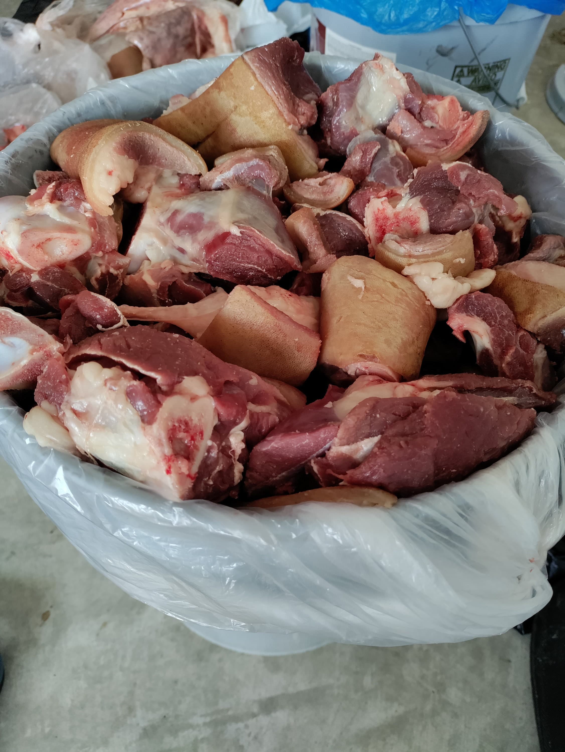 Skin On Goat Meat 1kg